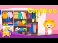 Kids vocabulary - Clothes - clothing - Learn English for kids - English educational video