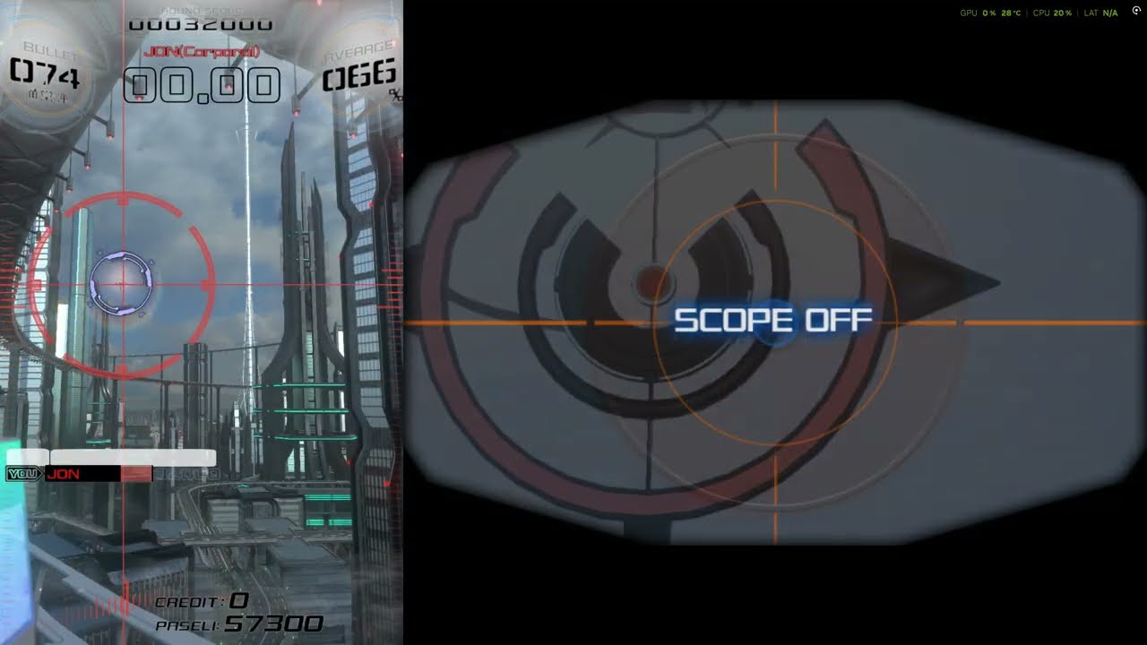 silent scope 4 bone eater -training/score attack mode - outdoors drone shooting 1-3  4k uk arcades