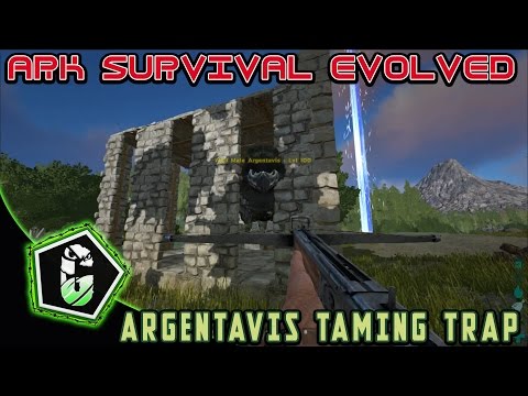 🐦 Ark Survival Evovled - How To Build A Argentavis Taming Trap 🖕
