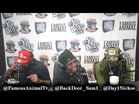 Jackson Mississippi Rappers Backdoor Sam & Nickoe Stops by Drops Hot Freestyle on Famous Animal Tv