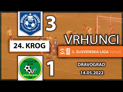 VRHUNCI: DRAVOGRAD - KOROTAN (1:3) | 3. SNL-VZHOD, 24. krog, 14.05.2022 |