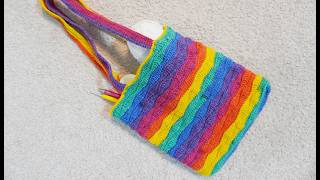 DIY Crochet Wave Tote Bag: Stunning & Simple Pattern for Beginners