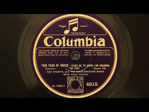 Ray Starita and His Ambassadors Band - Teach Me to Dance Like Grandma