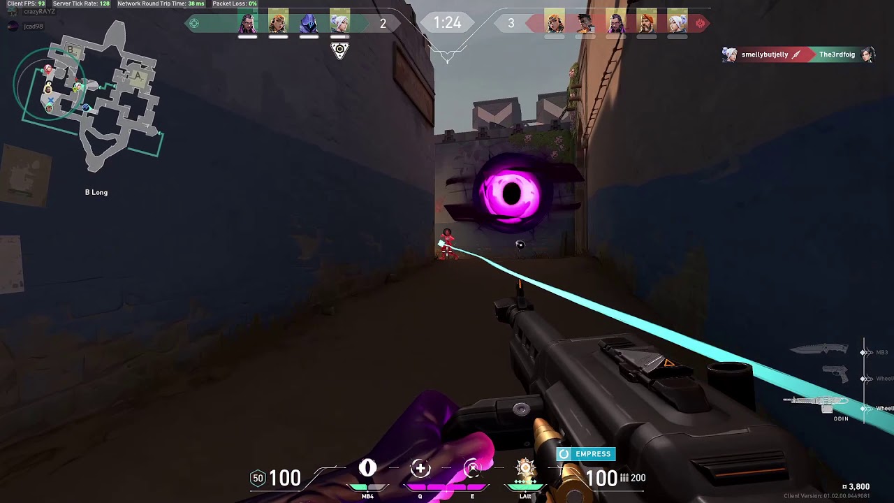 Valorant 11: Reyna Ult + Odin = EZ 3k