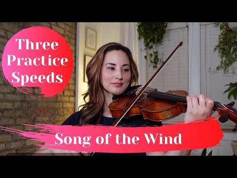 Song of the Wind | 3 SLOW Practice Speeds! | Practice along with the metronome