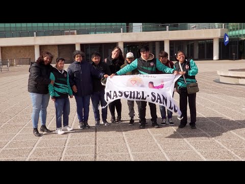 Integrantes del centro de día ‘Brillito de Luz’ de Naschel conocieron Casa de Gobierno