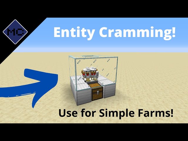 How To Kill Mobs Using Entity Cramming In Minecraft
