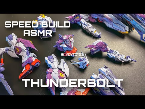 SPEED BUILD ASMR | IN ERA THUNDERBOLT  | MODELKIT | MECHAGUNDAM
