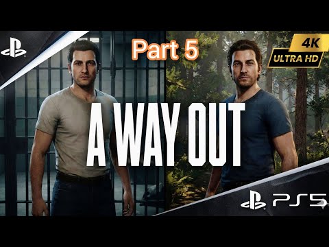 A Way Out gameplay | walkthrough Part 5 [PS5 HD] - No Commentary #awayout #ps5 #gaming  