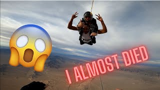 FIRST TIME SKYDIVING IN VEGAS 😨😨[MUST WATCH]