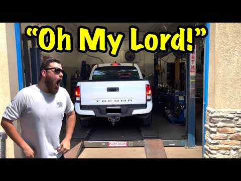 Customer SHOCKED by His INSANELY LOUD Tacoma!