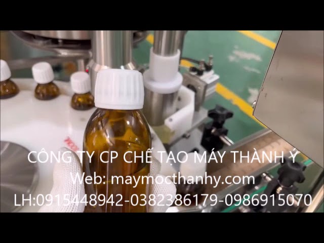 Máy chiết rót và đóng nắp siro | 0915448942