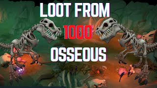 Loot from 1000 Osseous and preset guide [AFK method] |Runescape 3| Rex Matriarchs