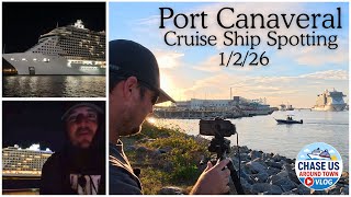 Our Day Live Streaming Cruise Ship Arrivals & Departures! | Behind the Stream | Vlog