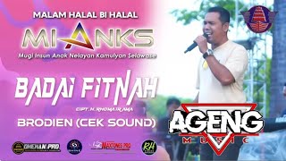 Download lagu CEK SOUND 2 BADAI FITNAH BRODIEN - AGENG MUSIK MIANKS COMMUNITY WONOKERTO PEKALONGAN 2025 mp3 Download lagu CEK SOUND 2 BADAI FITNAH BRODIEN - AGENG MUSIK MIANKS COMMUNITY WONOKERTO PEKALONGAN 2025 mp3