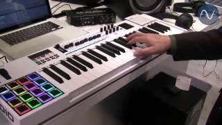 Video thumbnail for [NAMM] M-Audio Code: 25-, 49- and 61-Key MIDI Controllers by Audiofanzine in English
