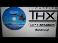 Finding Nemo THX Optimizer Menu Walkthrough Disc 2