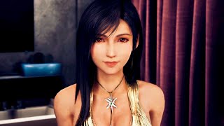 Tifa in Gold Dress