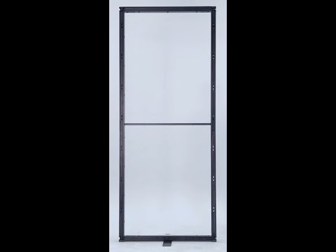 Luban modular trade show booth basic cell install method.