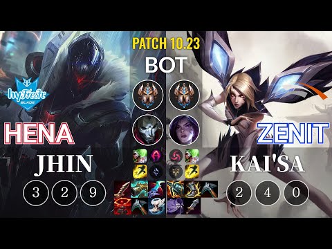 hyF Hena Jhin vs HLE Zenit Kai'Sa Bot - KR Patch 10.23