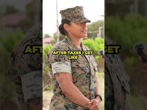 How much a Corporal in the Marine Corps gets paid after serving in the Army! 🤯