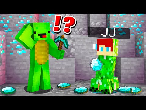 JJ Pranked Mikey with MORPHING MOD in Minecraft Challenge - Maizen