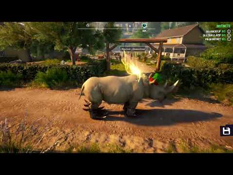 New Animal Rhino and Weapon Unlock | Goat Simulator 3 | PC Game [2K60FPS]