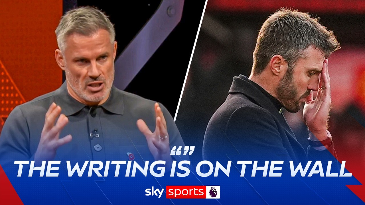 "Carrick wants to be put out his misery TONIGHT!" 😳 | Carragher on Carrick's future at Man Utd