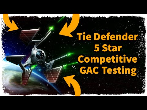 Tie Defender - 5 Star - GAC testing and 7 star unlock testing - SWGoH