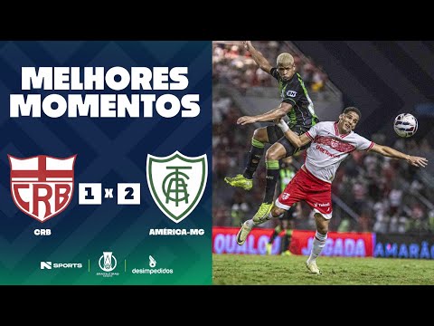 Gols e lances de CRB x América-MG