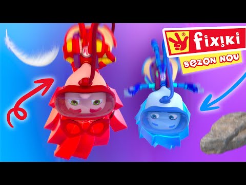 Fixiki Sezon Nou | Legea Căderii în Vid | Experimentul lui Fire și Nolik 🔬| Desene animate cu Fixiki