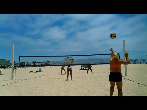 Kela Moreno Beach Volleyball Highlights, Kauai Bikini Championships, Hermosa Beach, CA (7/28/20)