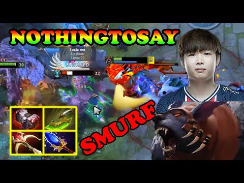 NOTHINGTOSAY 23 KILLS 0 DEATH BACK FROM LONG BREAK WITH SMURFING URSA | DOTA2ORBS
