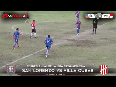 LIGA CATAMARQUEÑA, San Lorenzo vs Villa Cubas