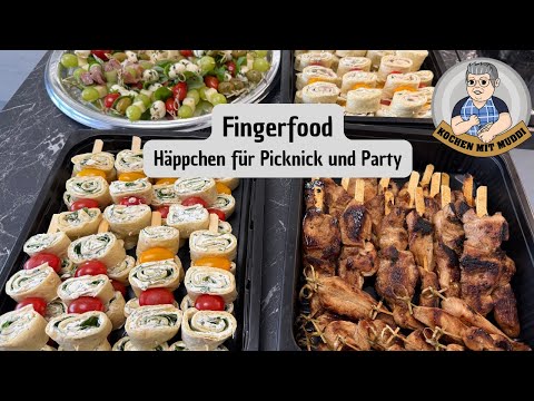 Fingerfood - Häppchen für Picknick und Buffet