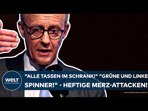 DEUTSCHLAND: Wahltag! "Alle Tassen im Schrank!" "Grüne und linke Spinner!" - Heftige Merz-Attacken!
