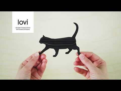 LOVI Cat Wooden 3D Puzzle