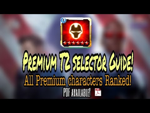 Premium T2 selector! All characters are Ranked!! Free Premium selector!