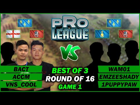Age of Empires 4 - Vietnam Legends vs Abbasid Mains - Pro League 3 vs 3 - Game 1