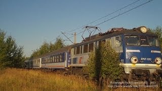 preview picture of video '[PKP INTERCITY] EP07 - 1012 na łuku przed stacją PKP Staszów'