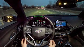 [WR Magazine] 2023 Cadillac CT4 Premium Luxury - POV Night Drive (Binaural Audio)