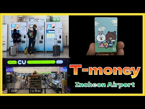 🇰🇷 How to Buy and Recharge a T-money Card at Incheon Airport (Step-by-Step Guide)