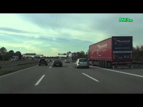 Fahrt auf der A99 (Autobahnring München) - A9 bis Kreuz Neufahrn