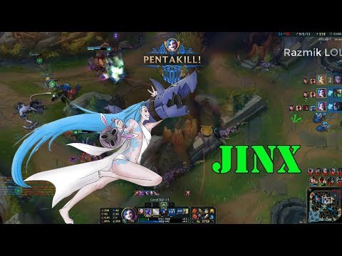 Jinx Montage #9 - Best Jinx Plays Compilation - Jinx Guide[Razmik LOL]