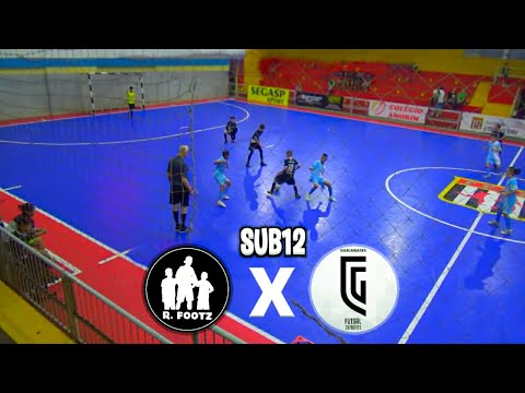 R.FOOTZ vs GUAIANAZES - JOGO FEDERAÇÃO SUB 12