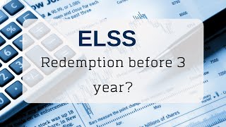 ELSS withdrawal || can i redeem ELSS fund before 3 years