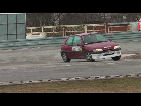 Piotr Ostrowski Peugeot 106 - SuperOES 3 Runda Tor Kielce 26-03-2011