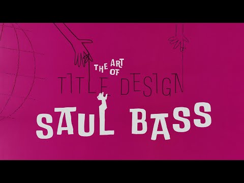 Saul Bass and the art of movie title design