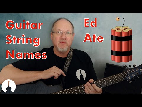 Learn Guitar String Names the Easy Way