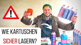 Wie Kartuschen (SICHER) lagern? Gaskocher & Campingkocher